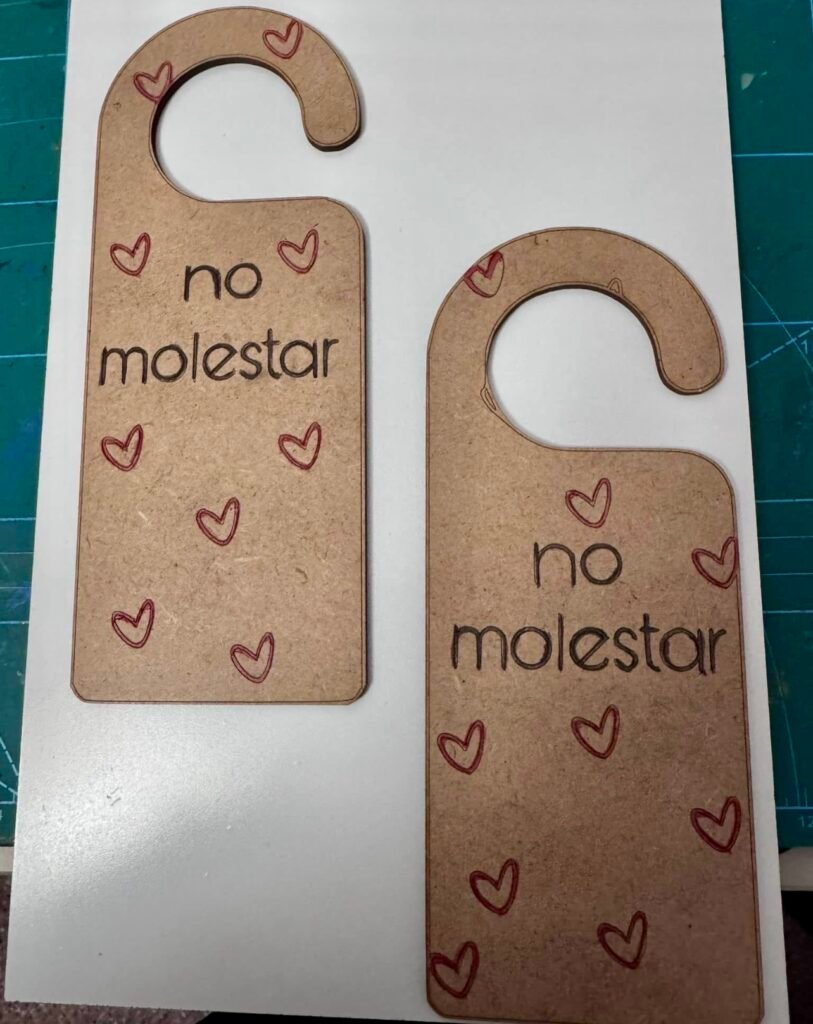 Colgador de Puerta Personalizado de Madera | No Molestar